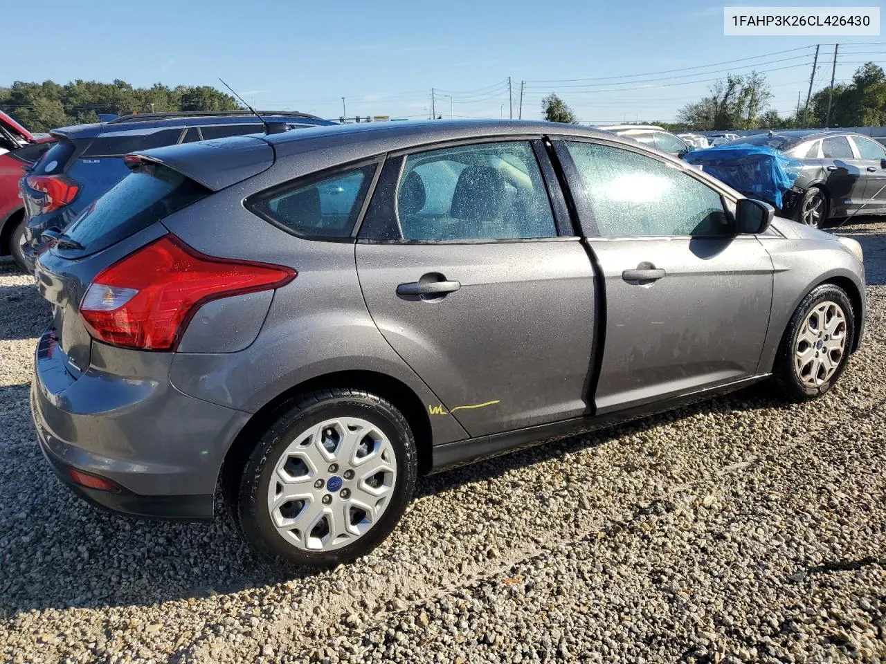 2012 Ford Focus Se VIN: 1FAHP3K26CL426430 Lot: 76626204