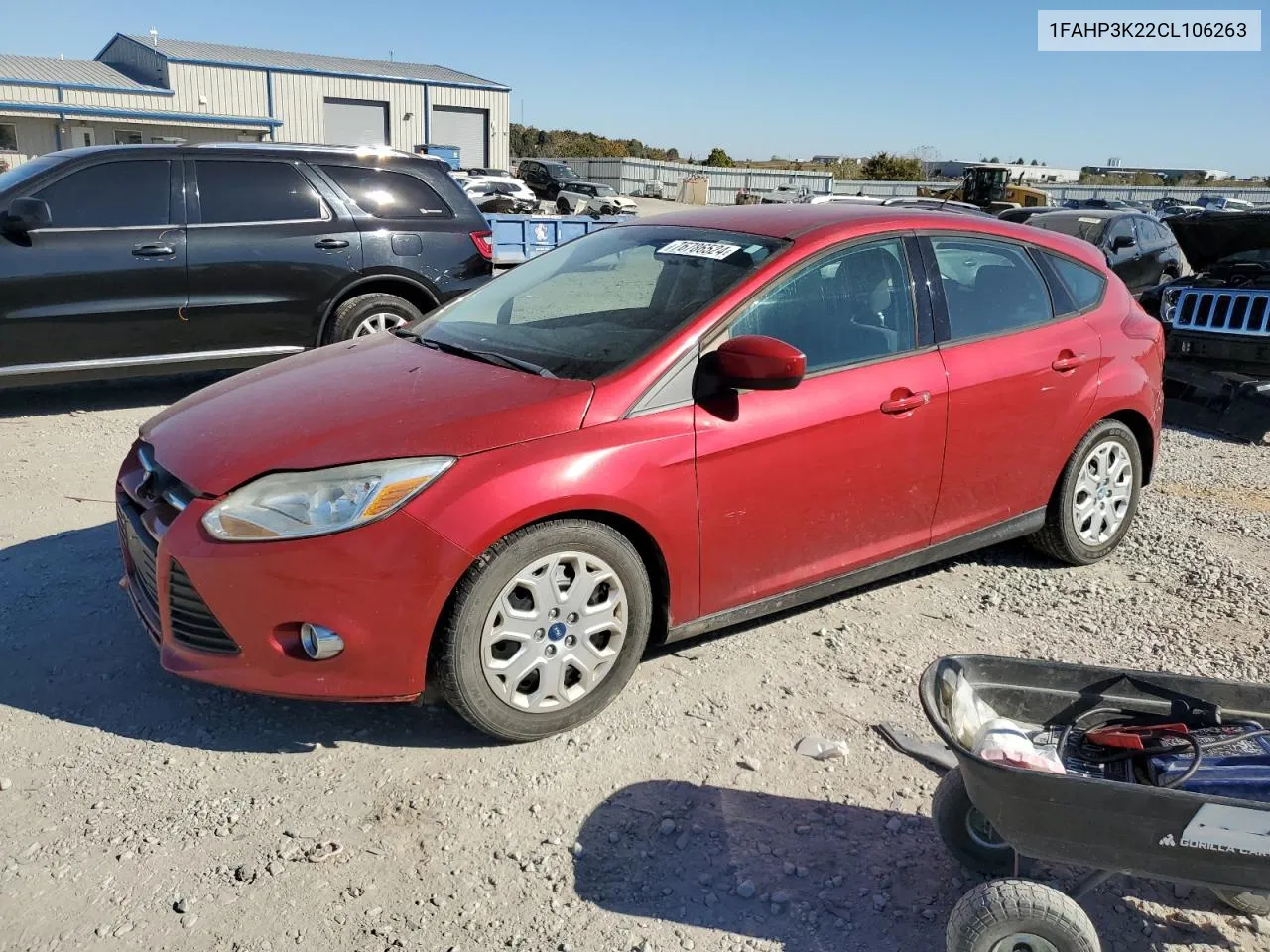 2012 Ford Focus Se VIN: 1FAHP3K22CL106263 Lot: 76786524