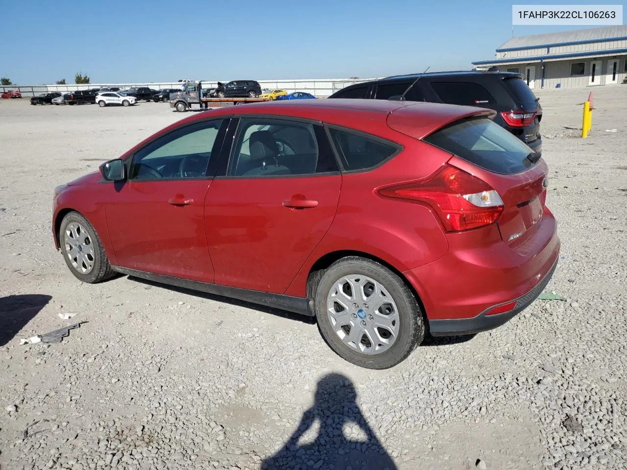 2012 Ford Focus Se VIN: 1FAHP3K22CL106263 Lot: 76786524