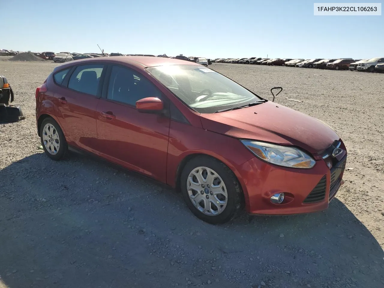 2012 Ford Focus Se VIN: 1FAHP3K22CL106263 Lot: 76786524