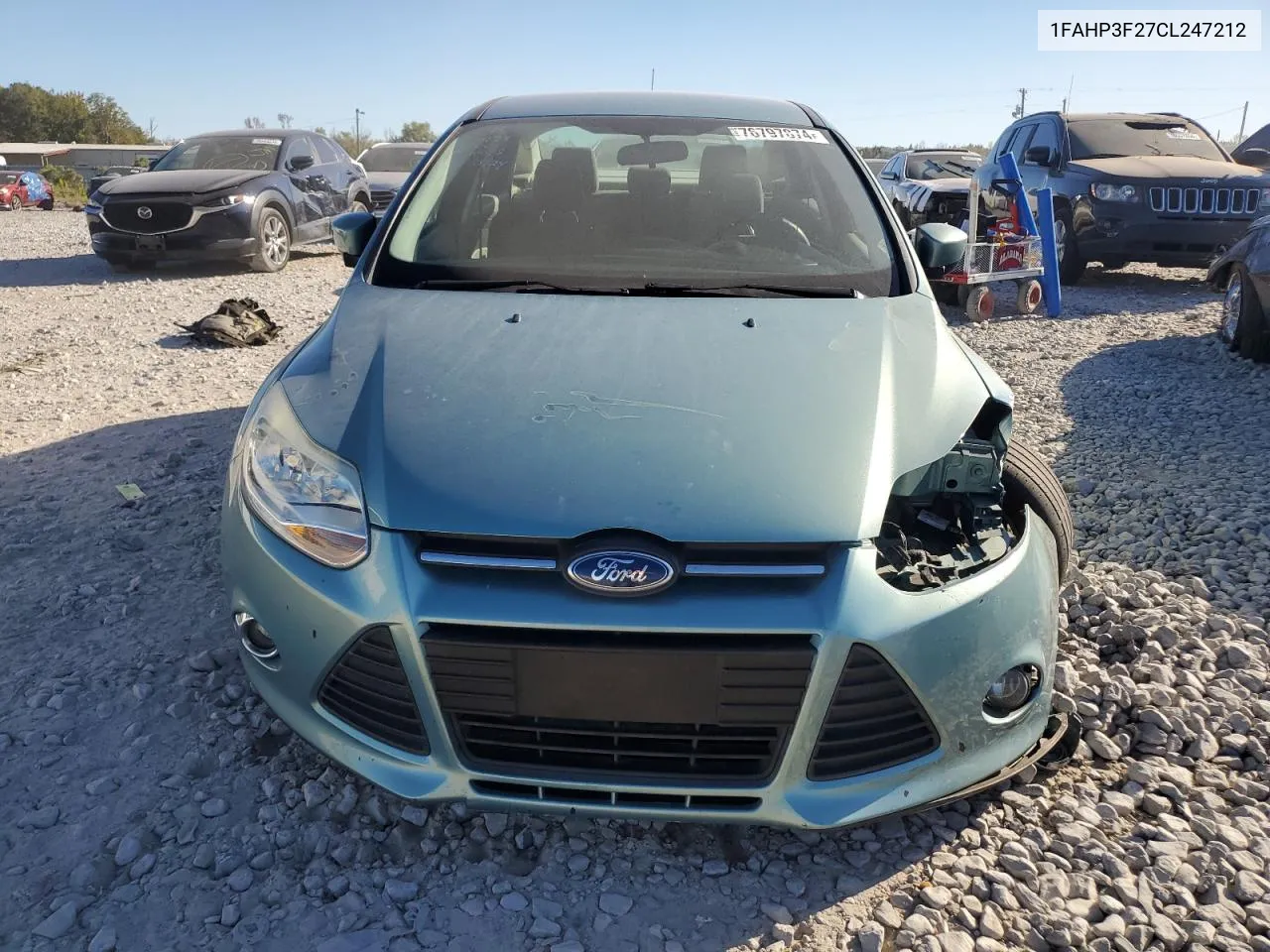 2012 Ford Focus Se VIN: 1FAHP3F27CL247212 Lot: 76797874