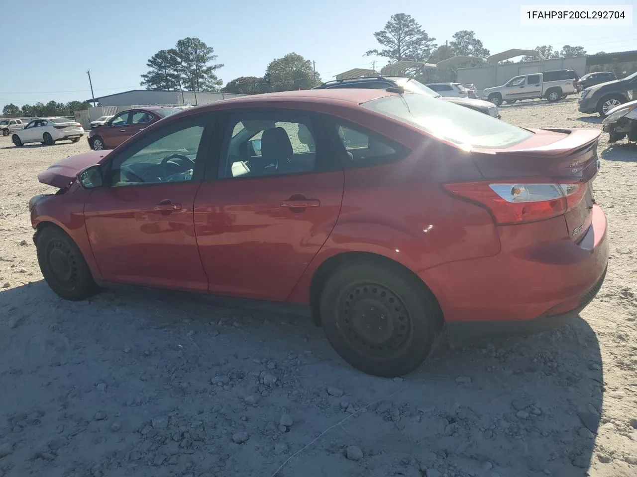 2012 Ford Focus Se VIN: 1FAHP3F20CL292704 Lot: 76901324