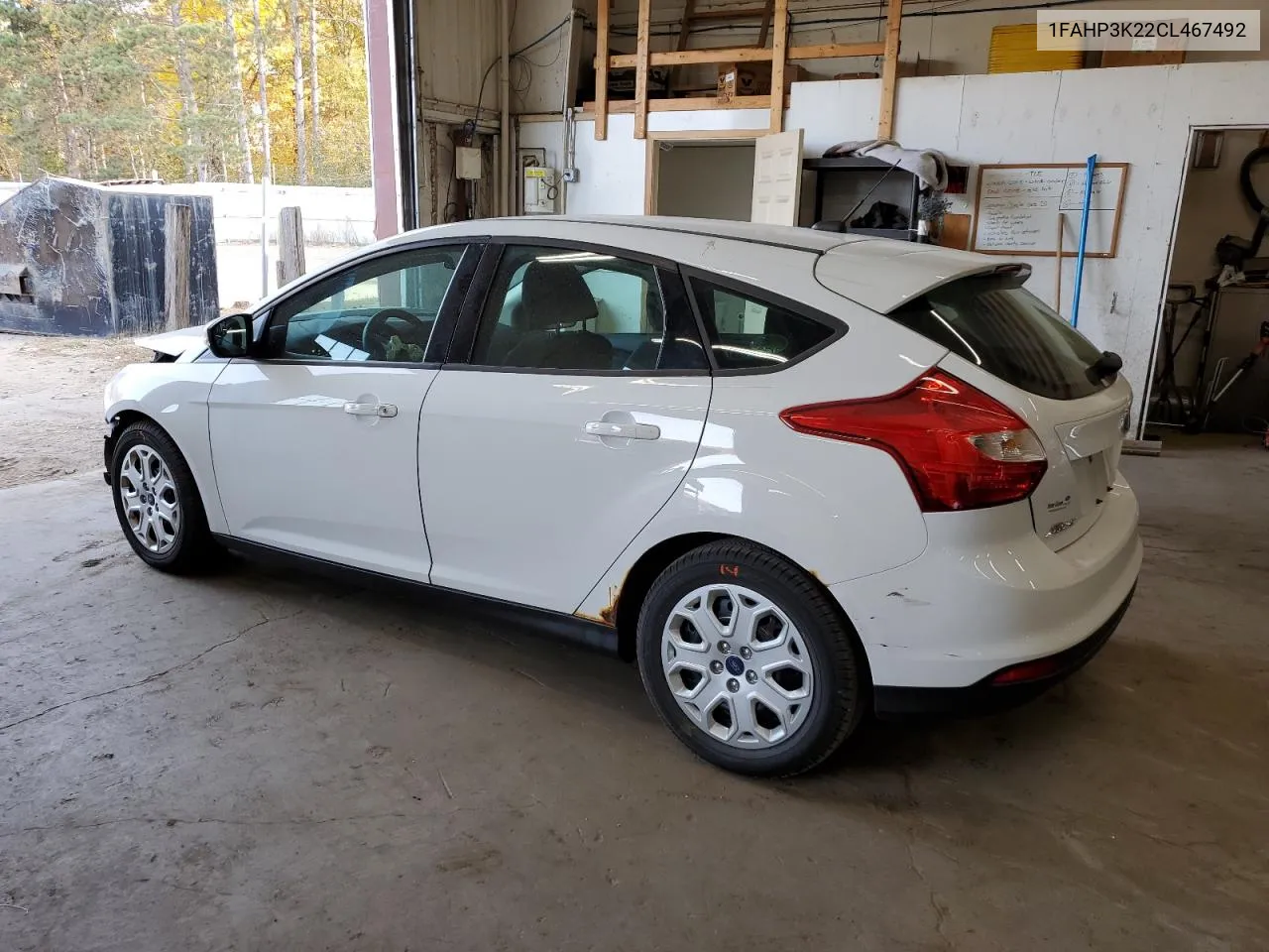 2012 Ford Focus Se VIN: 1FAHP3K22CL467492 Lot: 76972834