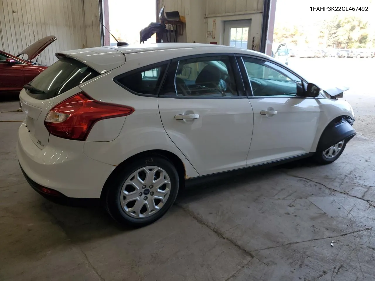 2012 Ford Focus Se VIN: 1FAHP3K22CL467492 Lot: 76972834