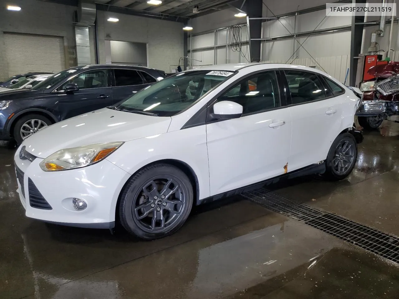 2012 Ford Focus Se VIN: 1FAHP3F27CL211519 Lot: 76976484