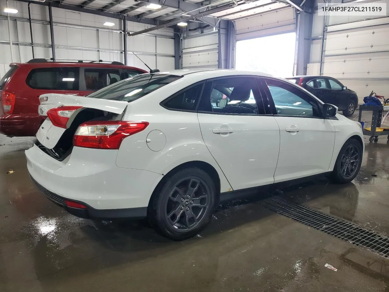 2012 Ford Focus Se VIN: 1FAHP3F27CL211519 Lot: 76976484