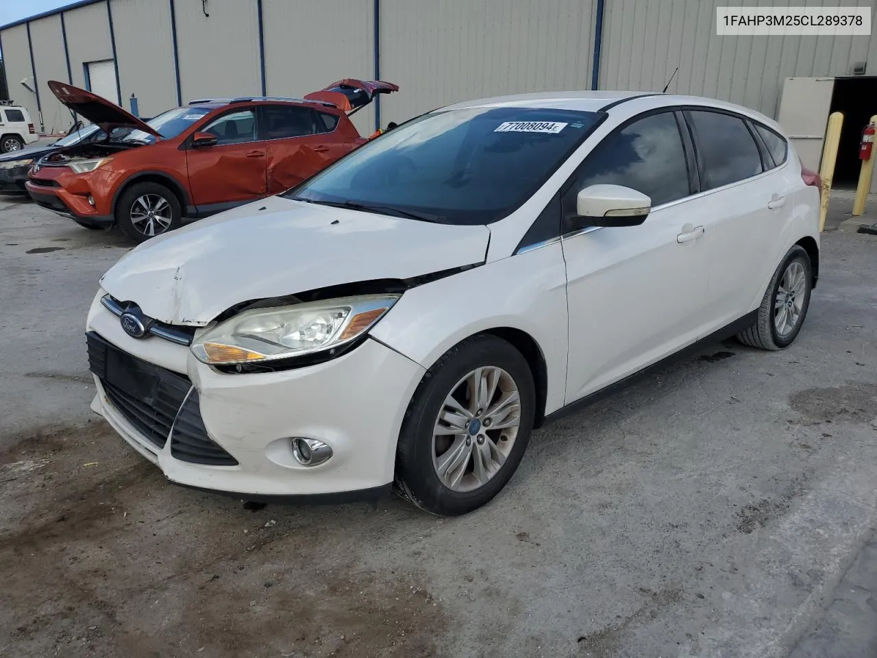 2012 Ford Focus Sel VIN: 1FAHP3M25CL289378 Lot: 77008094