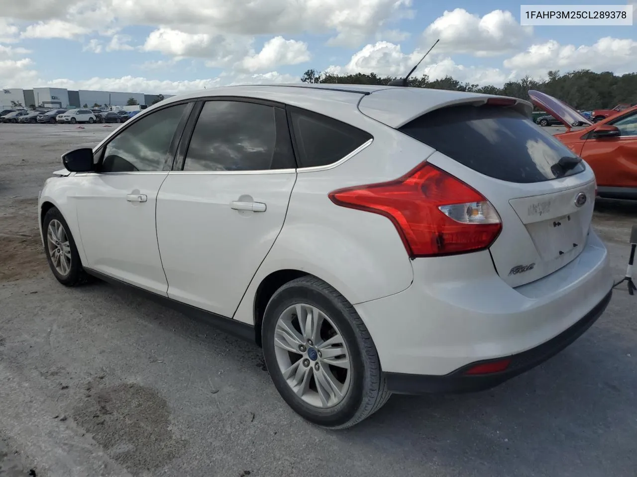 2012 Ford Focus Sel VIN: 1FAHP3M25CL289378 Lot: 77008094