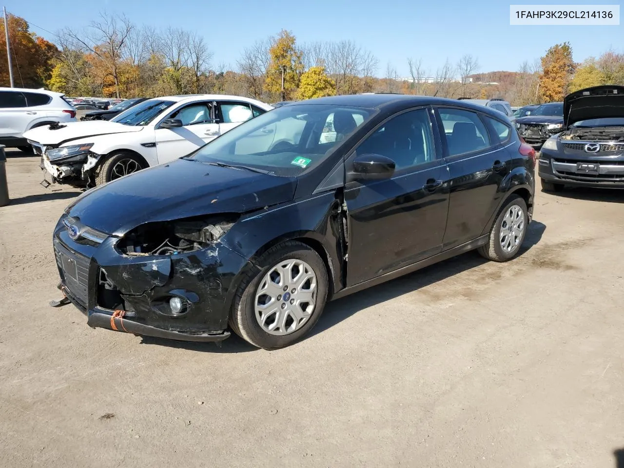 2012 Ford Focus Se VIN: 1FAHP3K29CL214136 Lot: 77067914