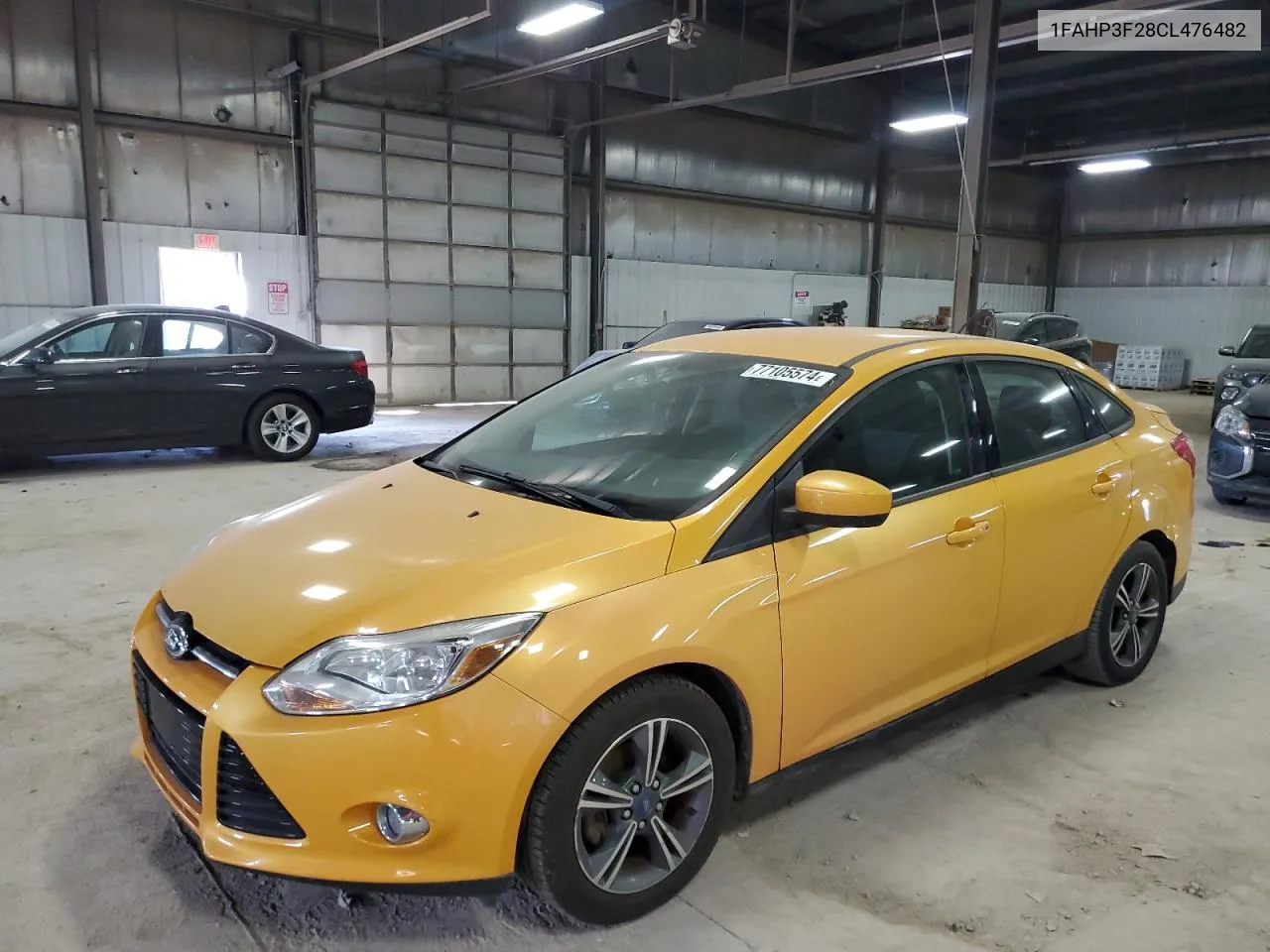 2012 Ford Focus Se VIN: 1FAHP3F28CL476482 Lot: 77105574