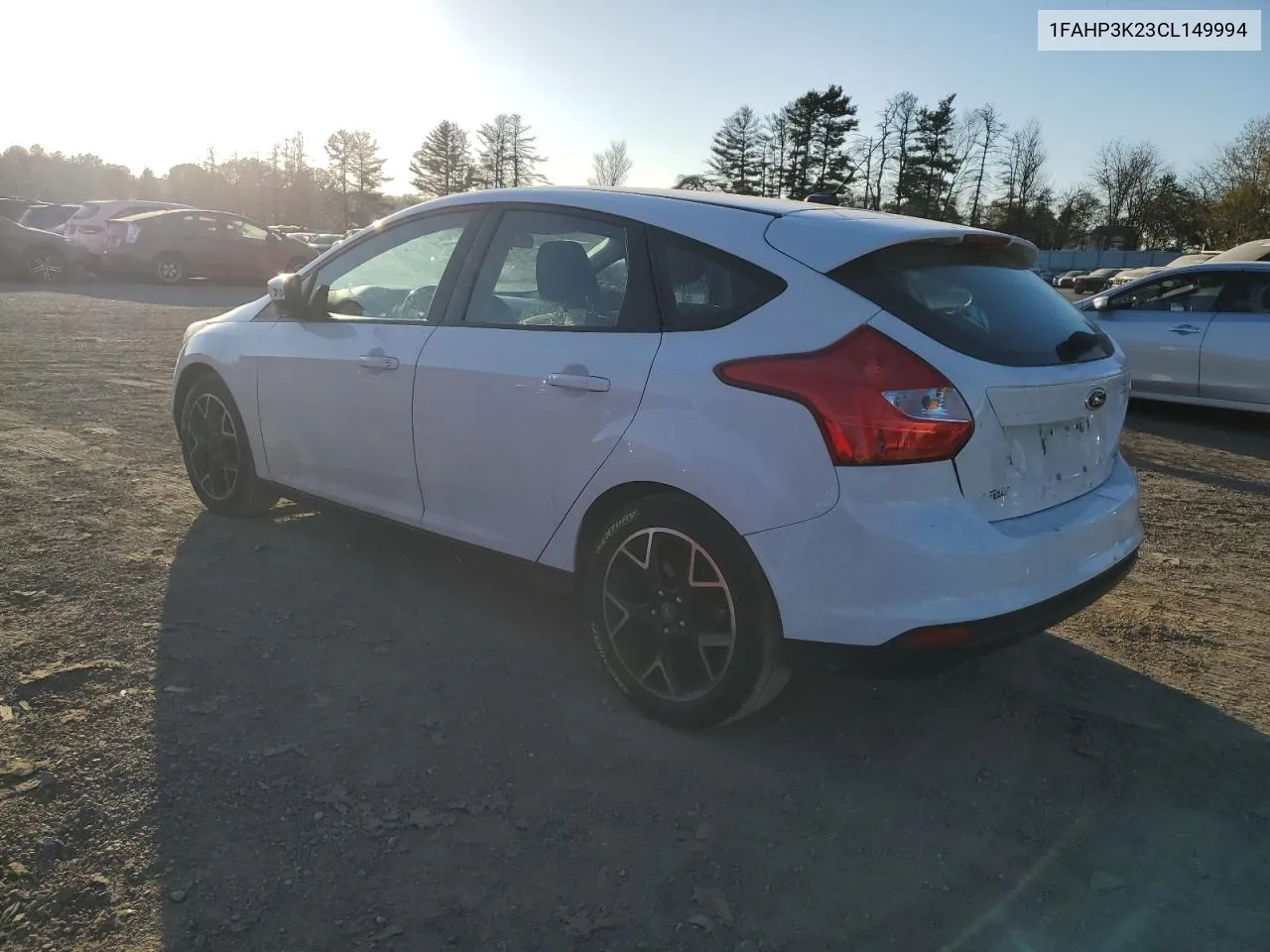 2012 Ford Focus Se VIN: 1FAHP3K23CL149994 Lot: 77139574