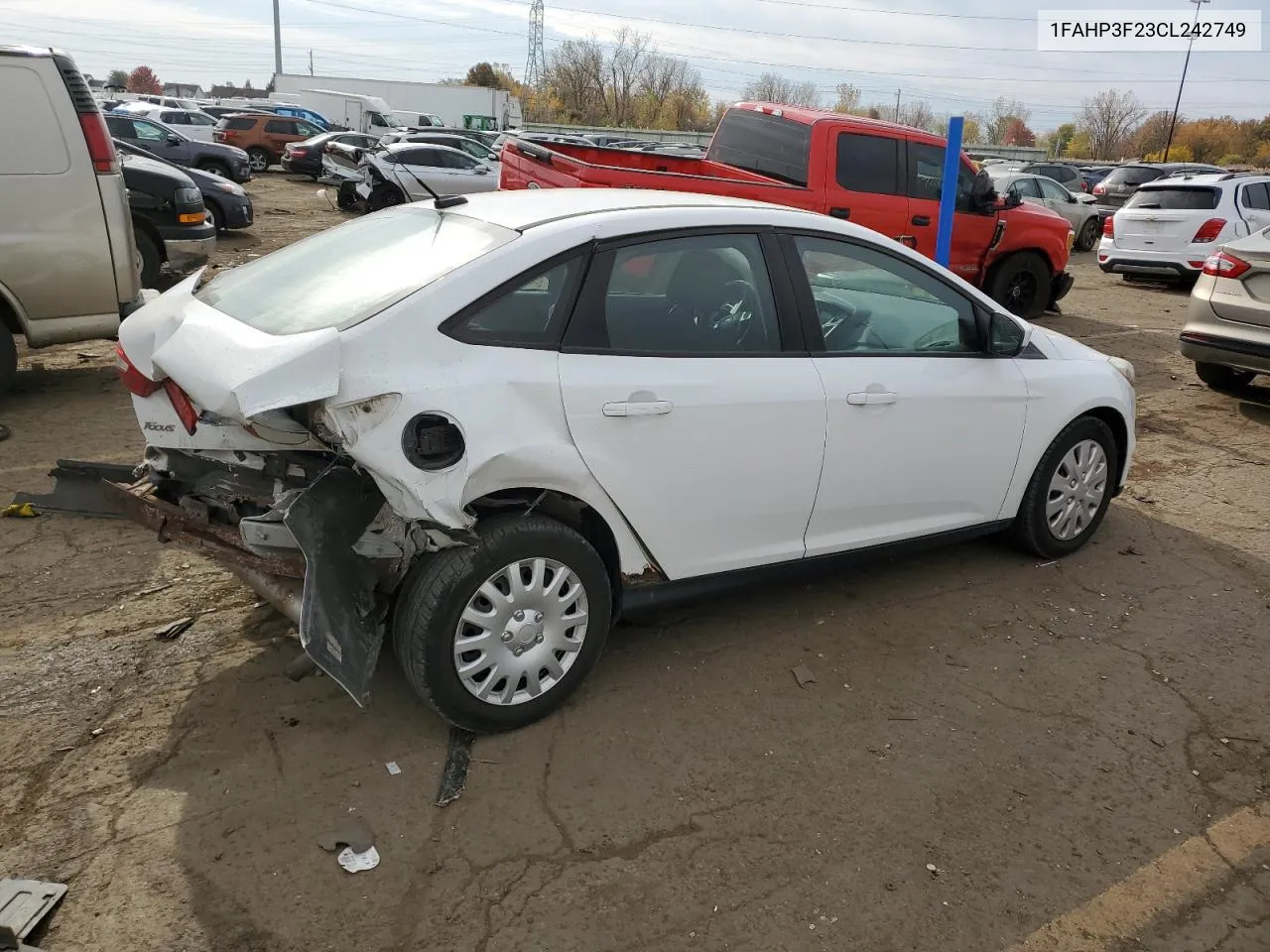 2012 Ford Focus Se VIN: 1FAHP3F23CL242749 Lot: 77170484