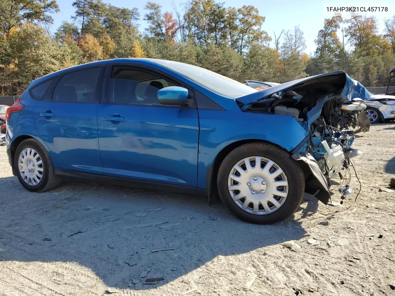 2012 Ford Focus Se VIN: 1FAHP3K21CL457178 Lot: 77346884