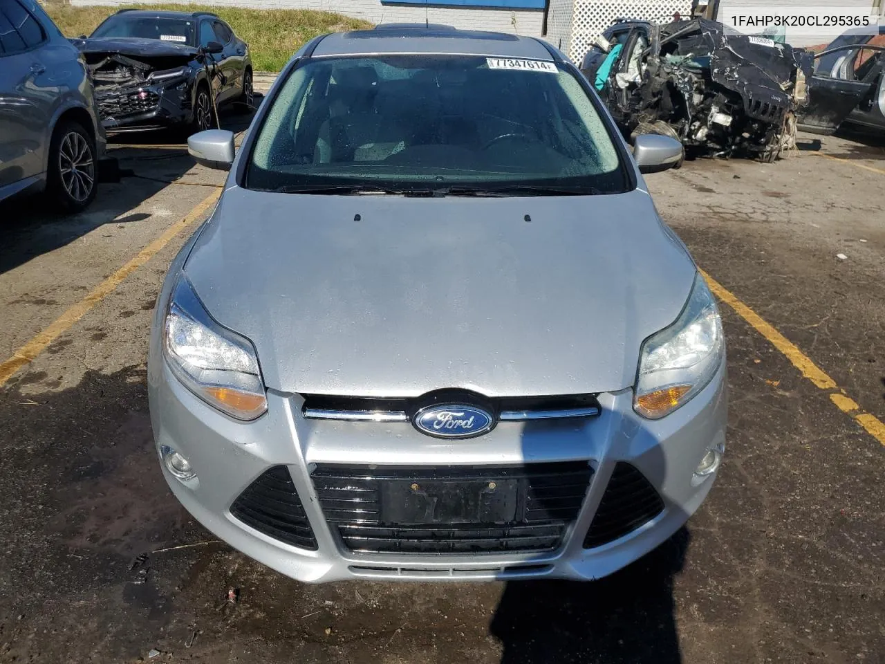 2012 Ford Focus Se VIN: 1FAHP3K20CL295365 Lot: 77347614