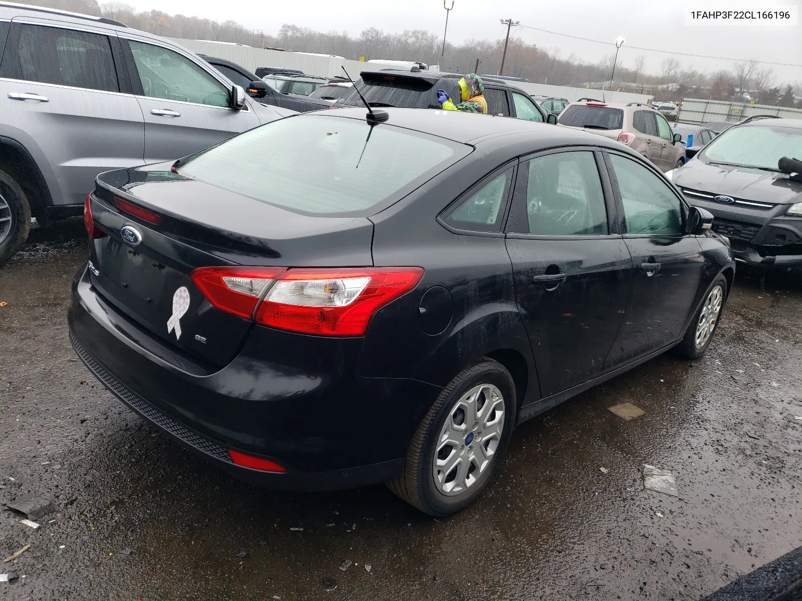 2012 Ford Focus Se VIN: 1FAHP3F22CL166196 Lot: 77386443