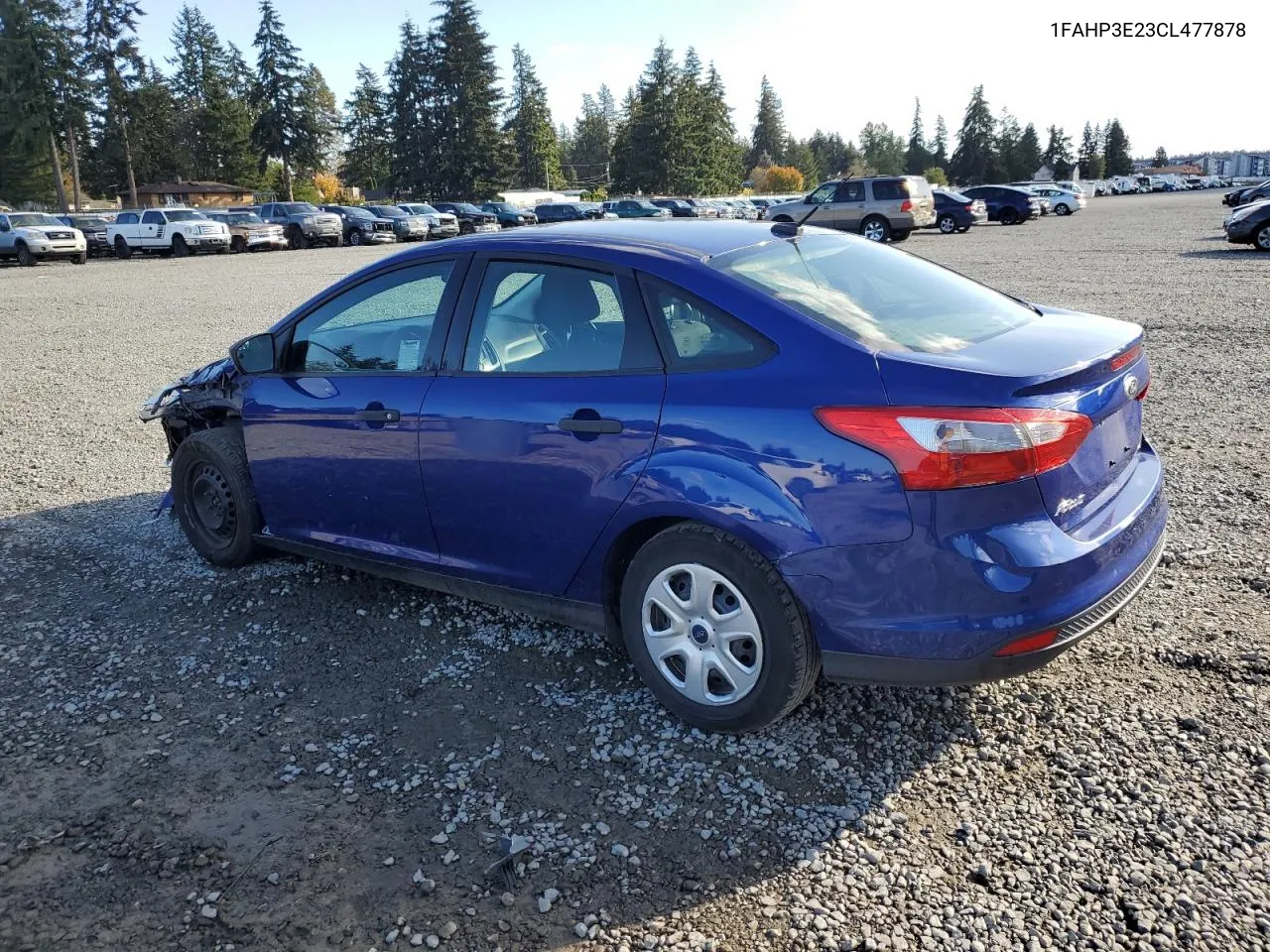 2012 Ford Focus S VIN: 1FAHP3E23CL477878 Lot: 77471264