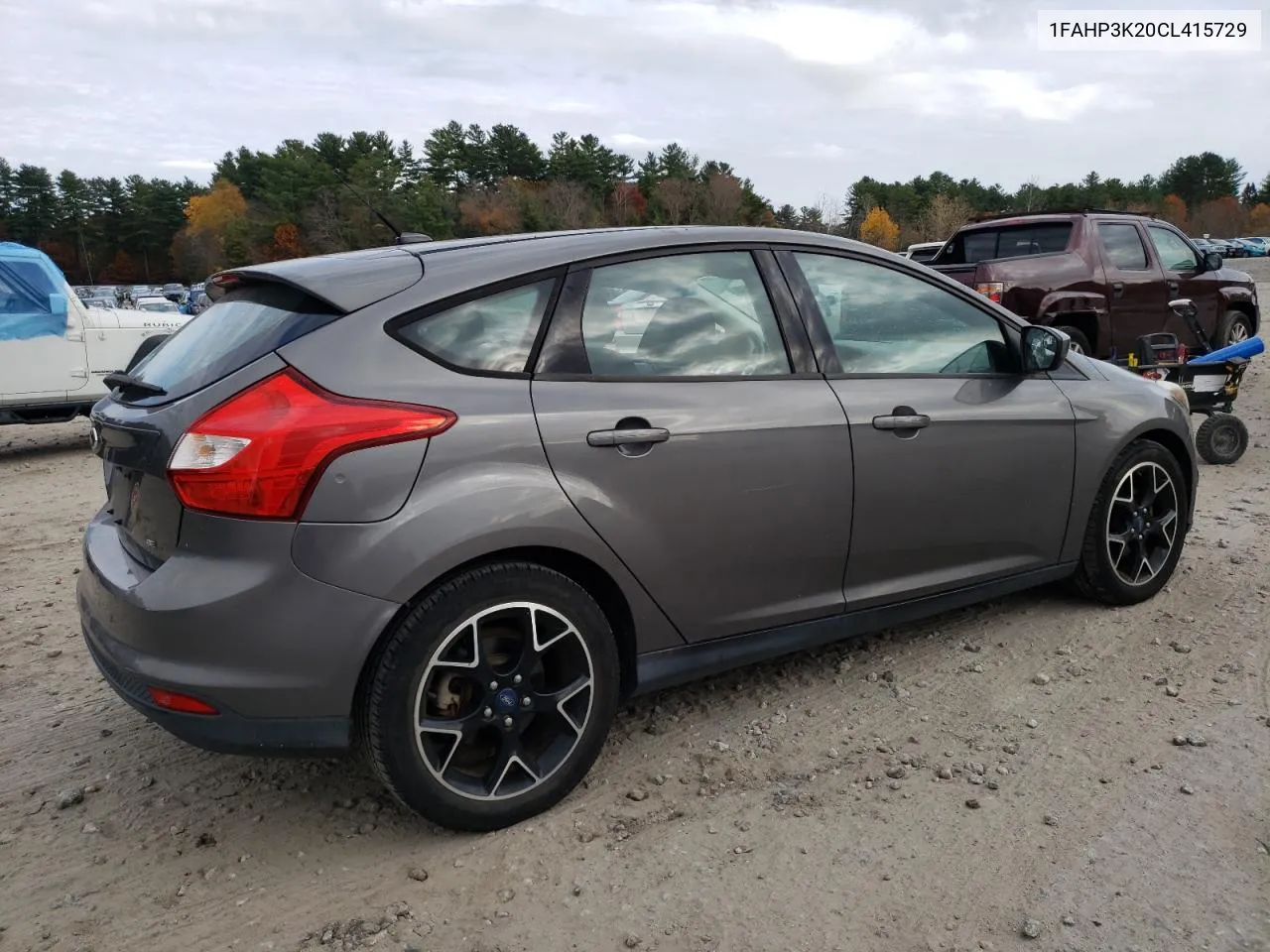 2012 Ford Focus Se VIN: 1FAHP3K20CL415729 Lot: 77493354