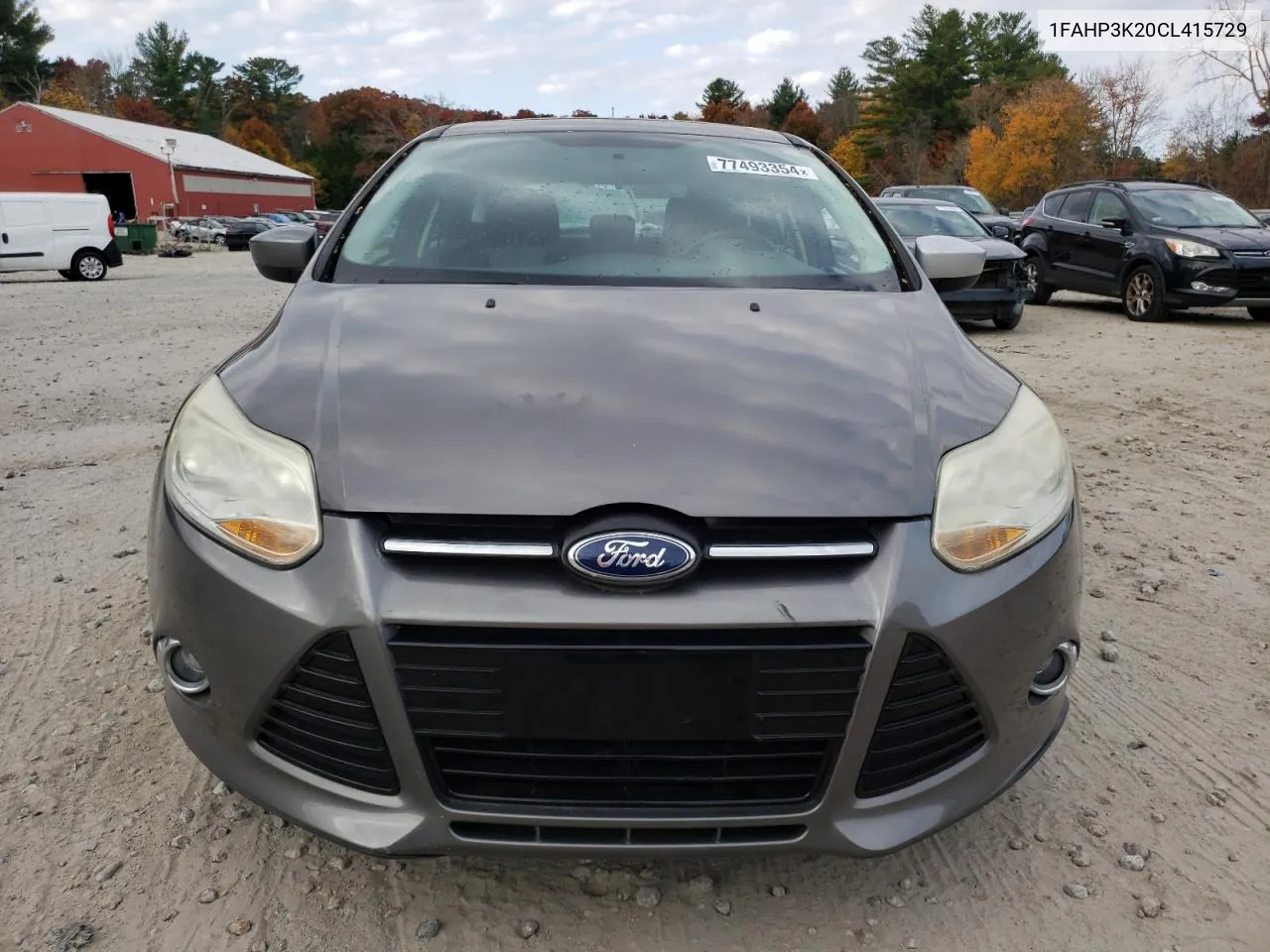 2012 Ford Focus Se VIN: 1FAHP3K20CL415729 Lot: 77493354