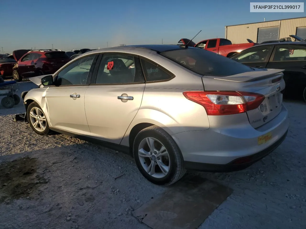 2012 Ford Focus Se VIN: 1FAHP3F21CL399017 Lot: 77593734