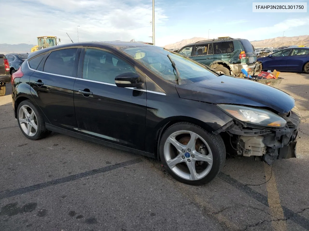 2012 Ford Focus Titanium VIN: 1FAHP3N28CL301750 Lot: 77646424