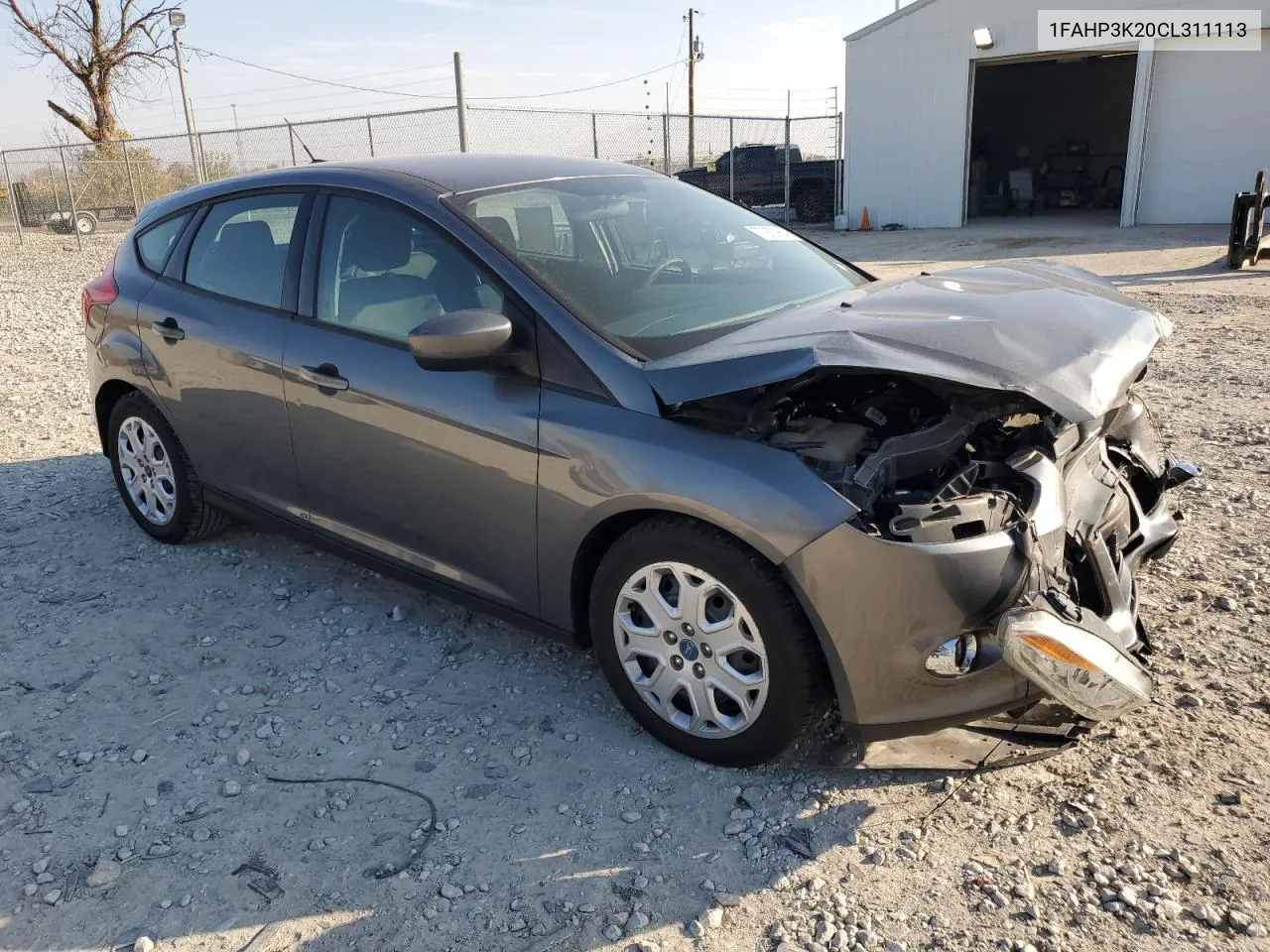 2012 Ford Focus Se VIN: 1FAHP3K20CL311113 Lot: 77973984