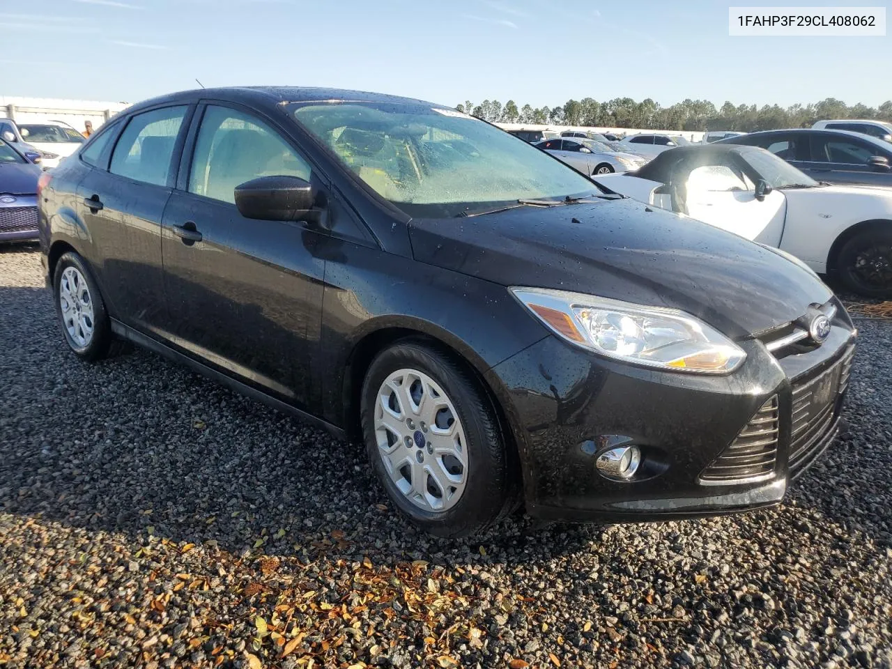 2012 Ford Focus Se VIN: 1FAHP3F29CL408062 Lot: 78017324