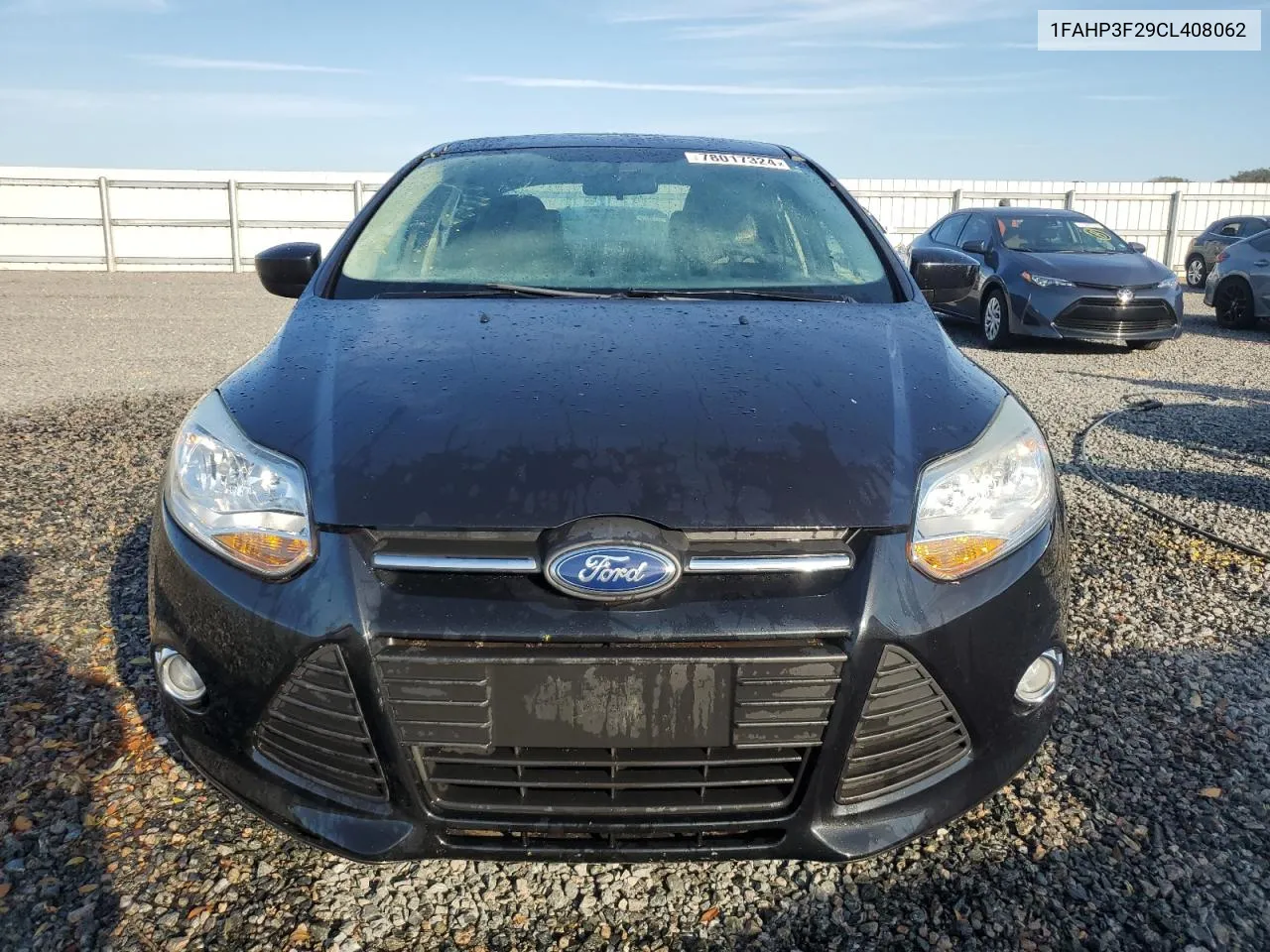 2012 Ford Focus Se VIN: 1FAHP3F29CL408062 Lot: 78017324