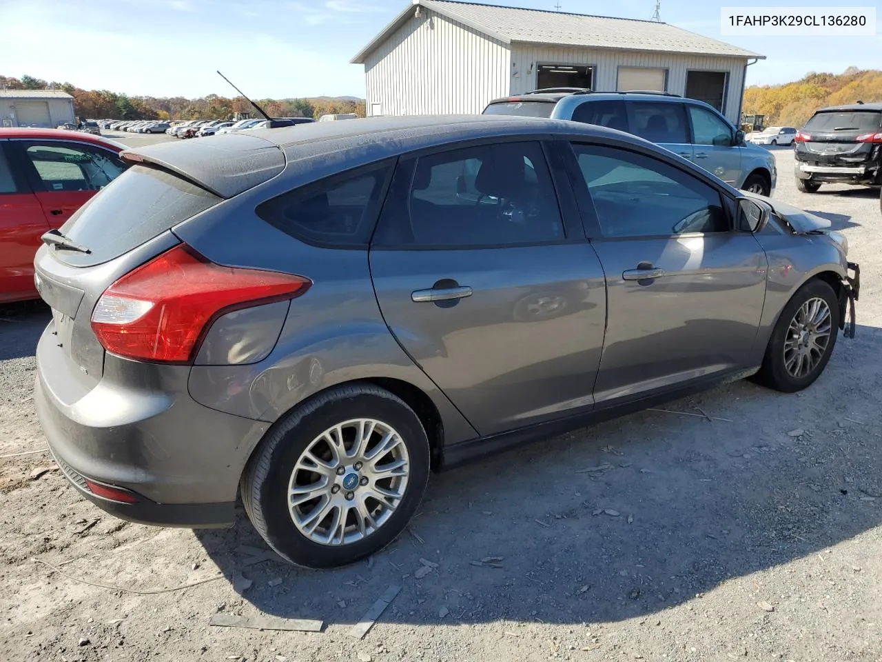 2012 Ford Focus Se VIN: 1FAHP3K29CL136280 Lot: 78134764