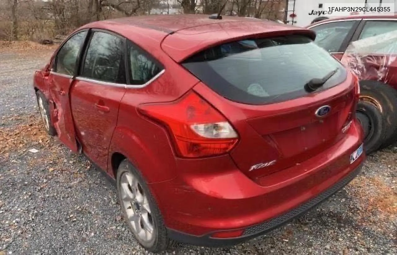 2012 Ford Focus Titanium VIN: 1FAHP3N29CL445355 Lot: 78186264