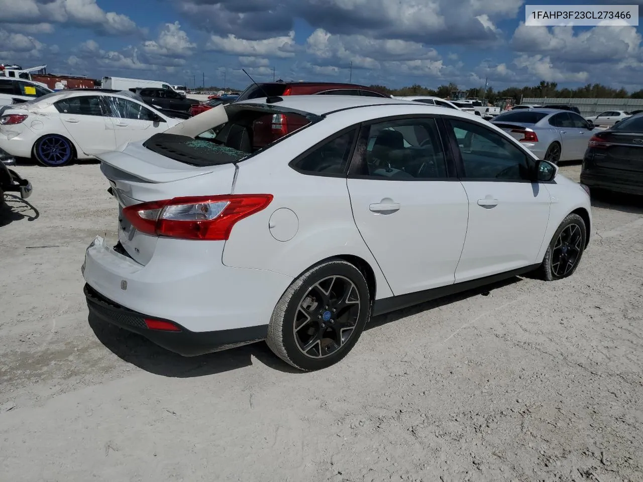 2012 Ford Focus Se VIN: 1FAHP3F23CL273466 Lot: 78194504