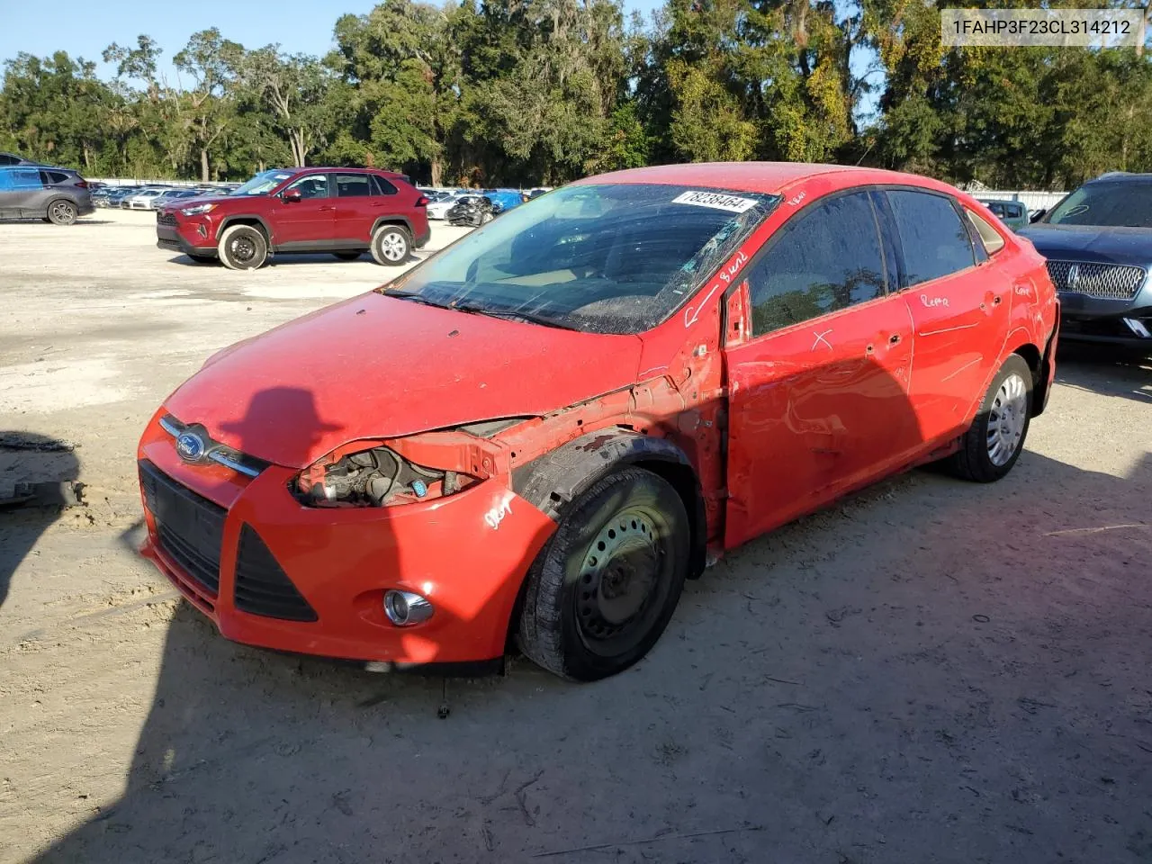 1FAHP3F23CL314212 2012 Ford Focus Se