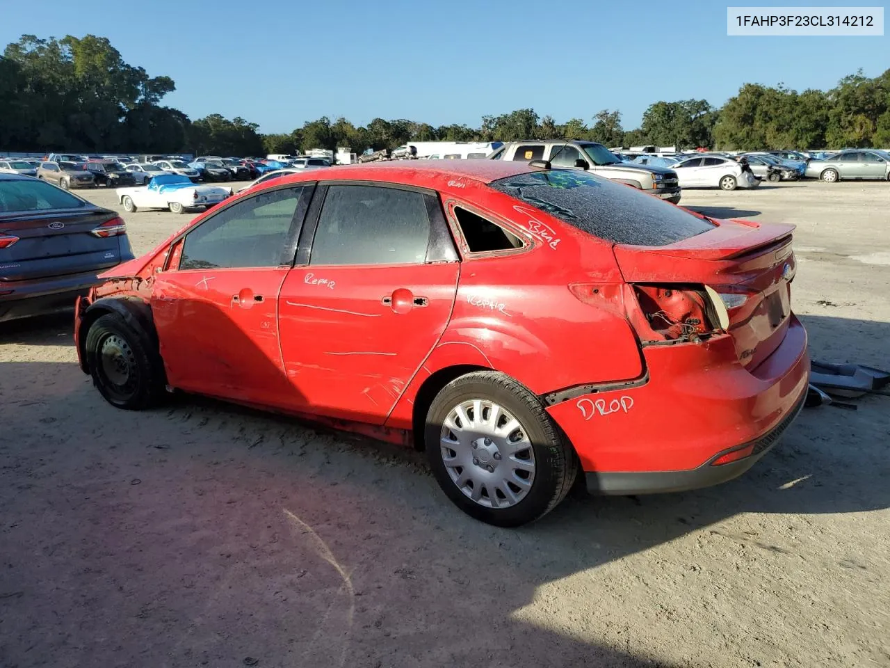 1FAHP3F23CL314212 2012 Ford Focus Se