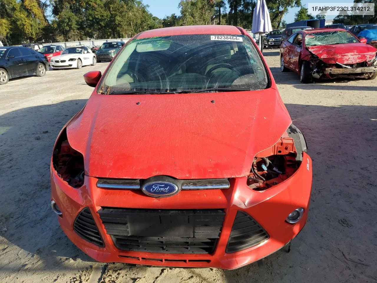 1FAHP3F23CL314212 2012 Ford Focus Se