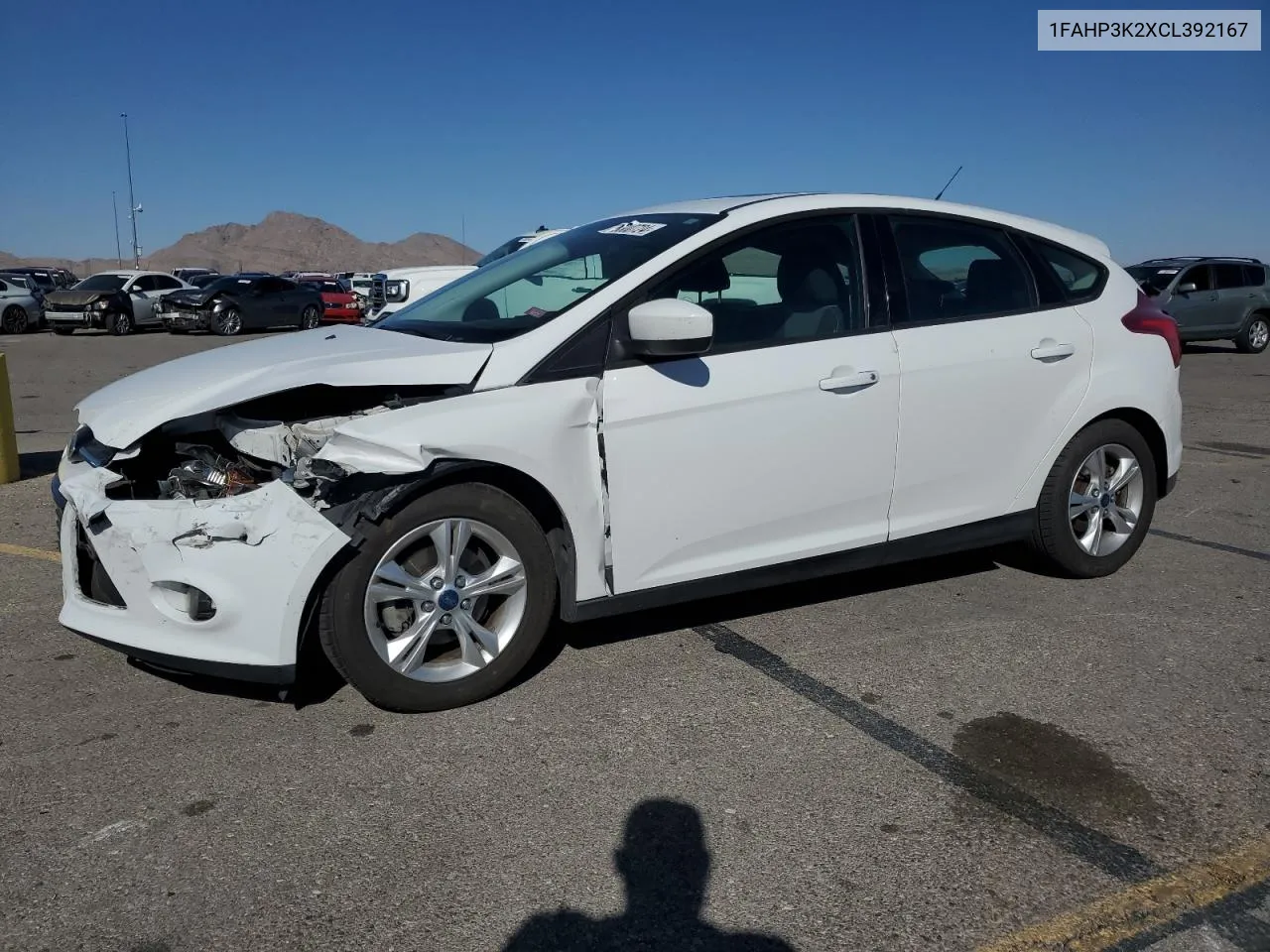 2012 Ford Focus Se VIN: 1FAHP3K2XCL392167 Lot: 78300724