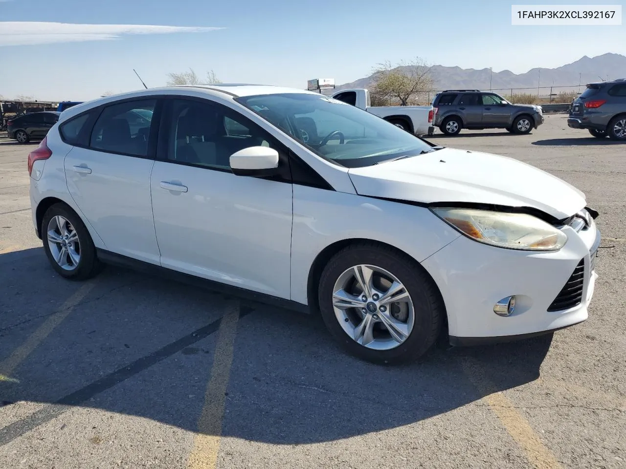 2012 Ford Focus Se VIN: 1FAHP3K2XCL392167 Lot: 78300724