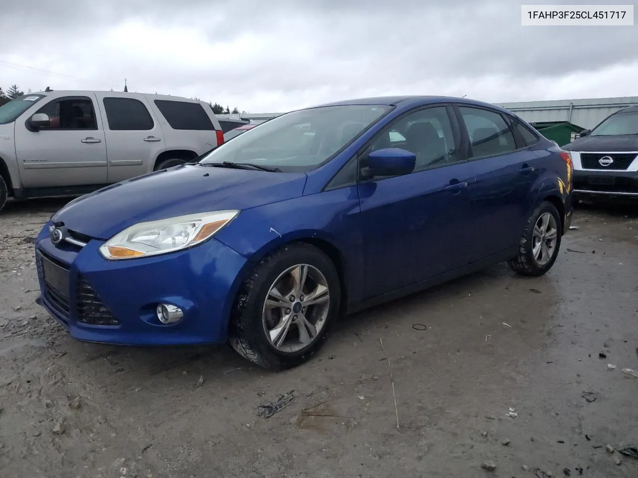 2012 Ford Focus Se VIN: 1FAHP3F25CL451717 Lot: 78502254