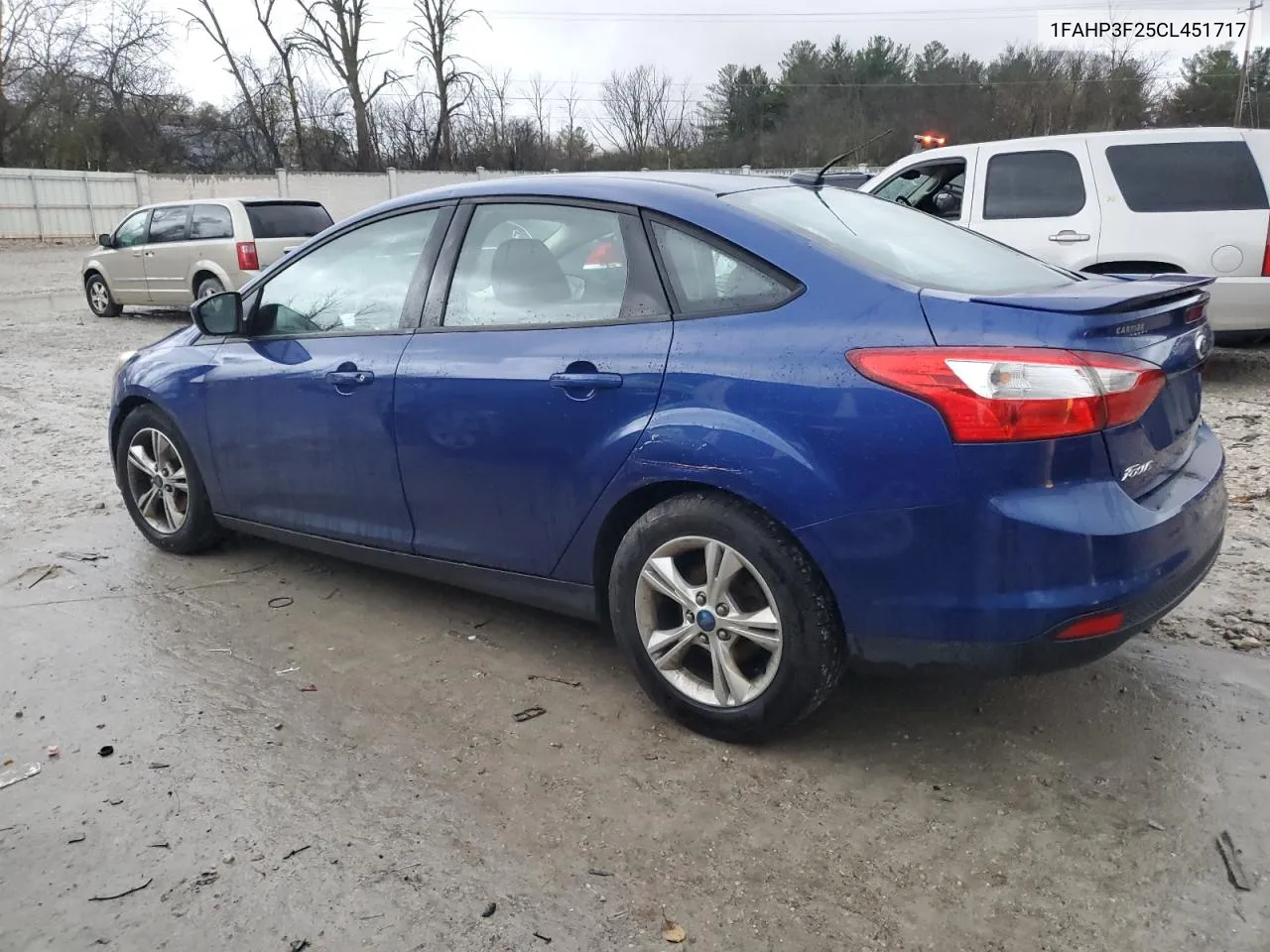 2012 Ford Focus Se VIN: 1FAHP3F25CL451717 Lot: 78502254