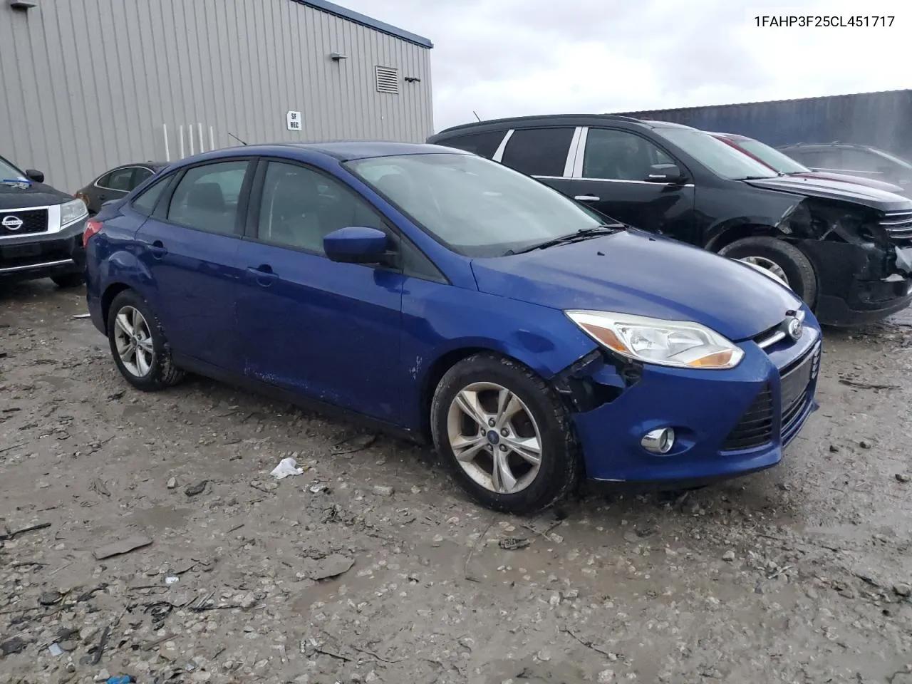 2012 Ford Focus Se VIN: 1FAHP3F25CL451717 Lot: 78502254