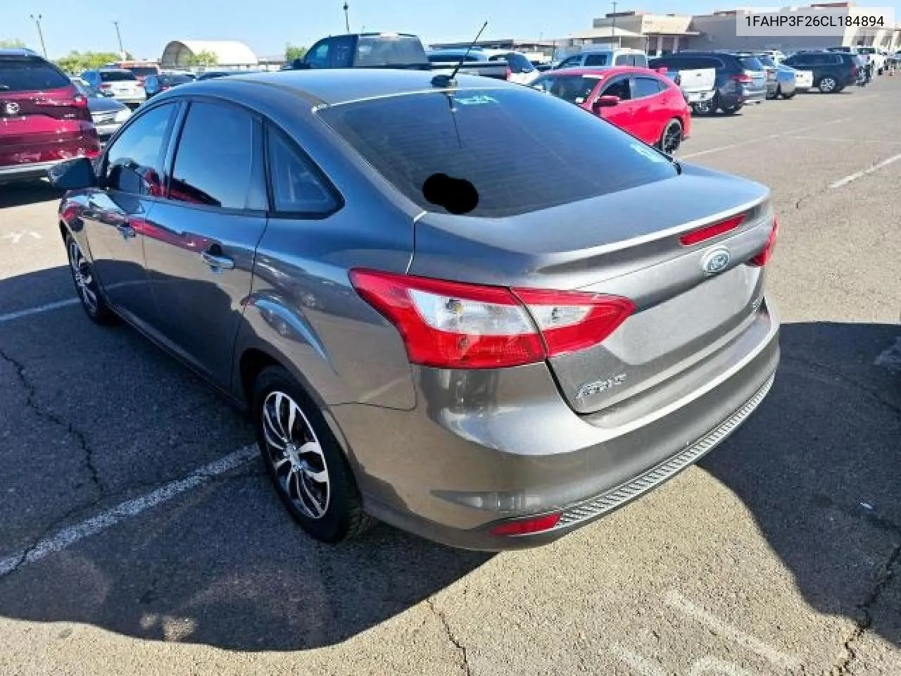 2012 Ford Focus Se VIN: 1FAHP3F26CL184894 Lot: 78554334