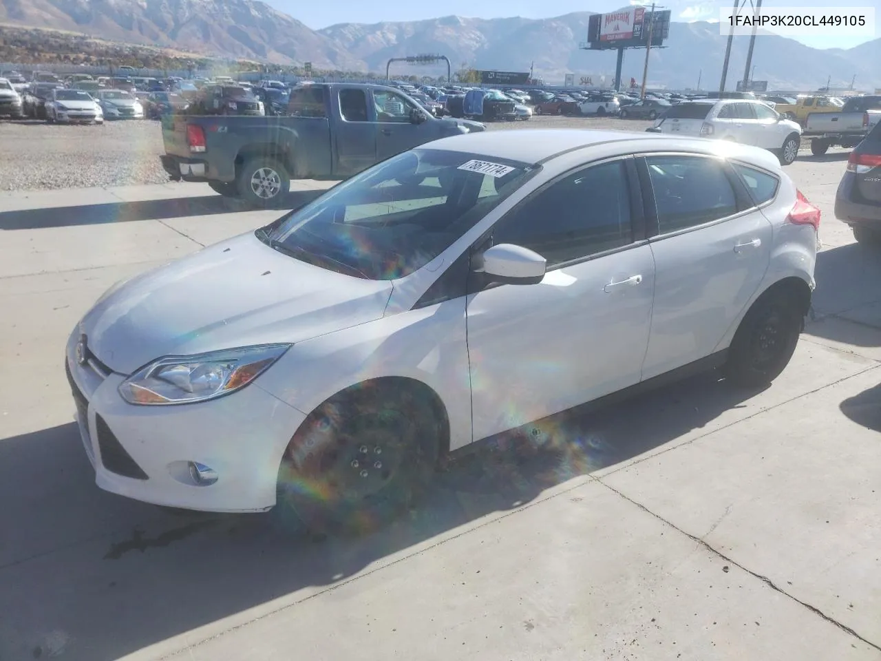 2012 Ford Focus Se VIN: 1FAHP3K20CL449105 Lot: 78671774