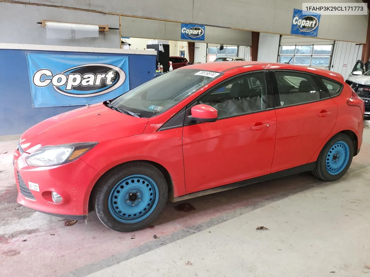 2012 Ford Focus Se VIN: 1FAHP3K29CL171773 Lot: 78819874