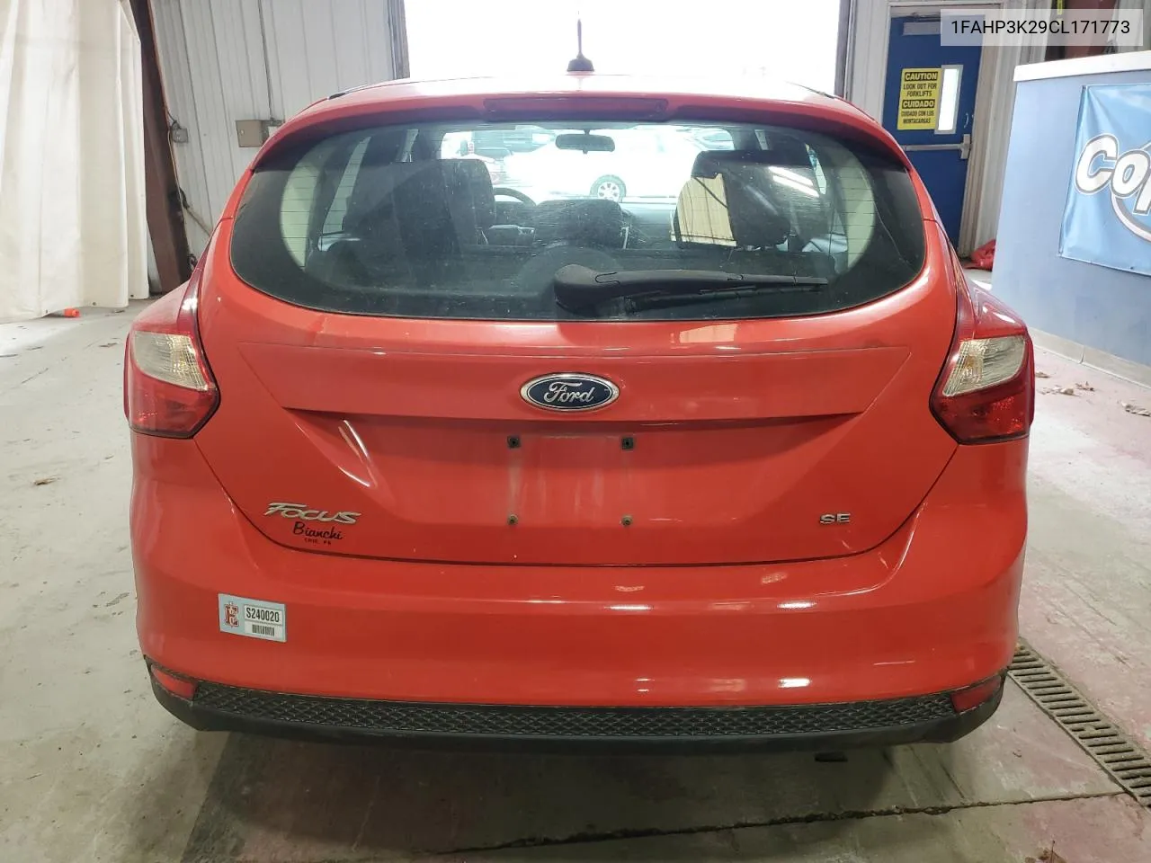 2012 Ford Focus Se VIN: 1FAHP3K29CL171773 Lot: 78819874