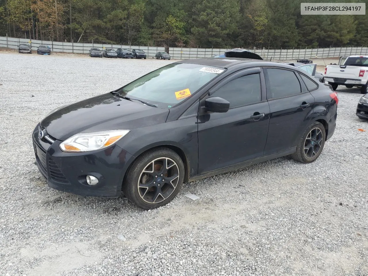 2012 Ford Focus Se VIN: 1FAHP3F28CL294197 Lot: 79000344