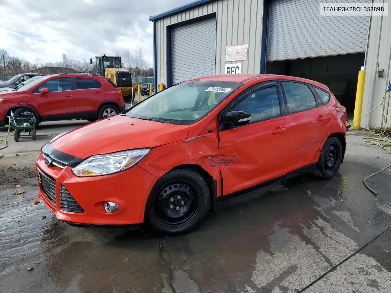 2012 Ford Focus Se VIN: 1FAHP3K28CL353898 Lot: 79088894