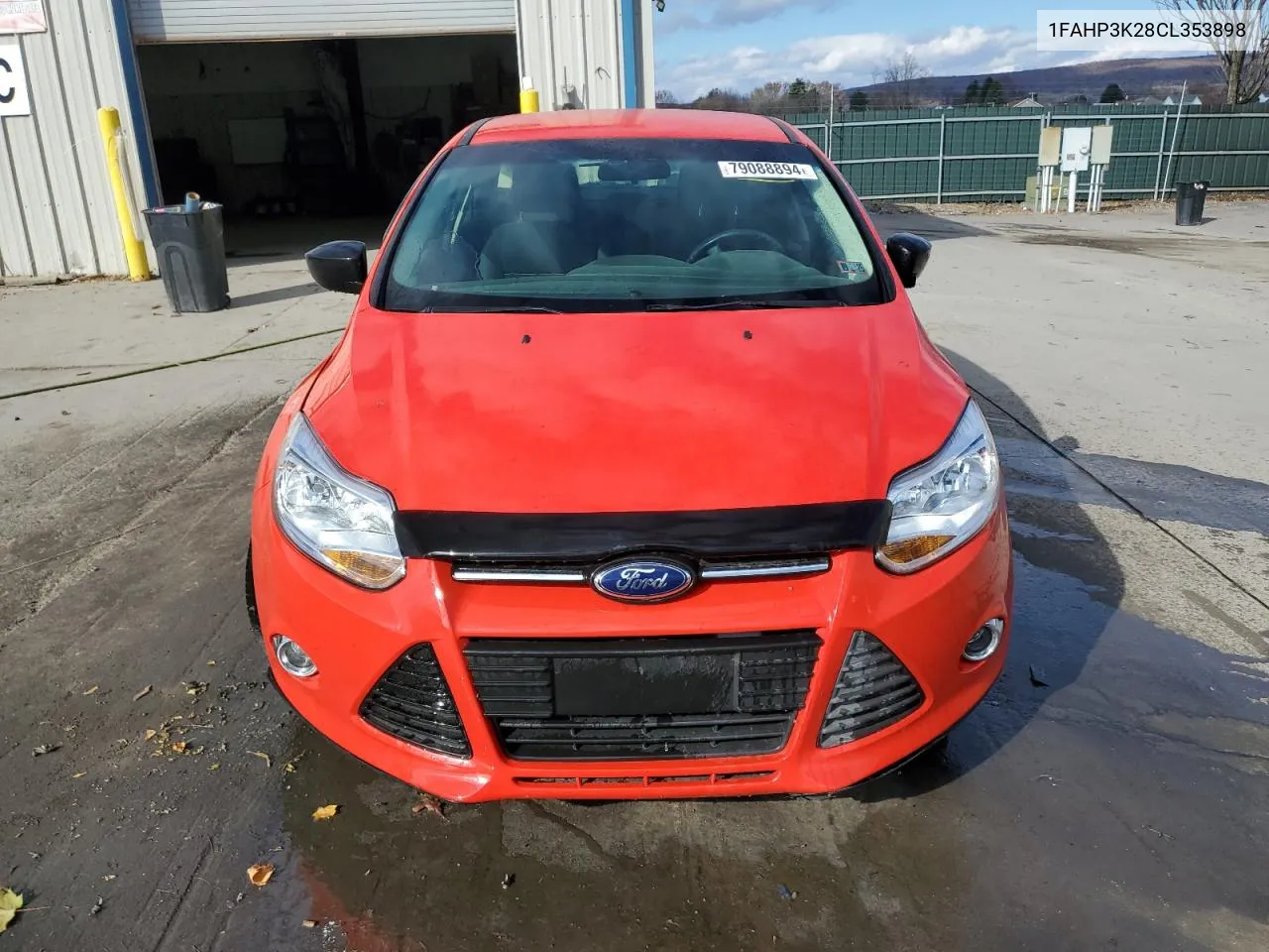 2012 Ford Focus Se VIN: 1FAHP3K28CL353898 Lot: 79088894