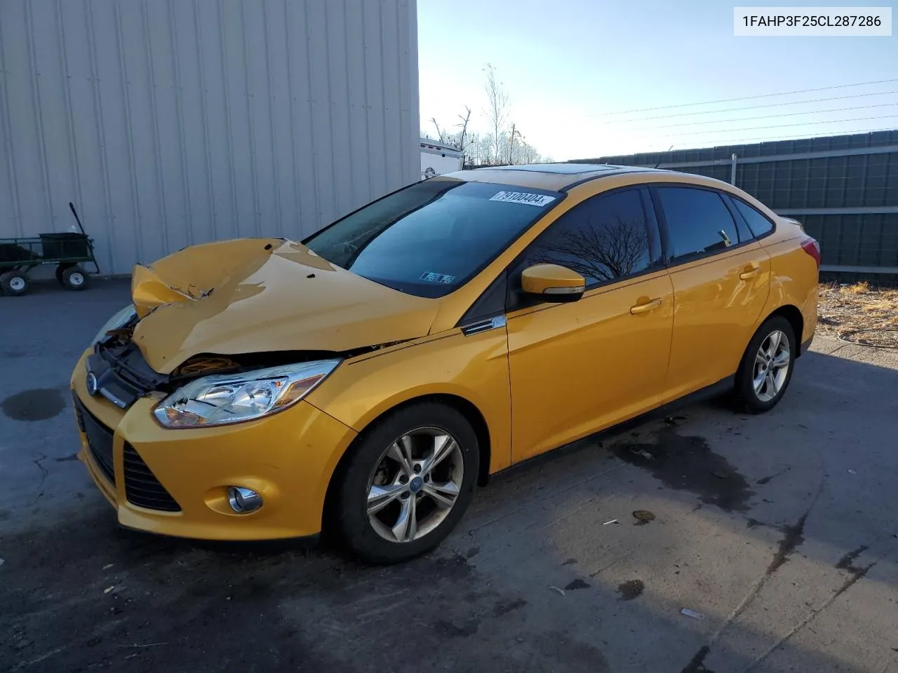 2012 Ford Focus Se VIN: 1FAHP3F25CL287286 Lot: 79100404