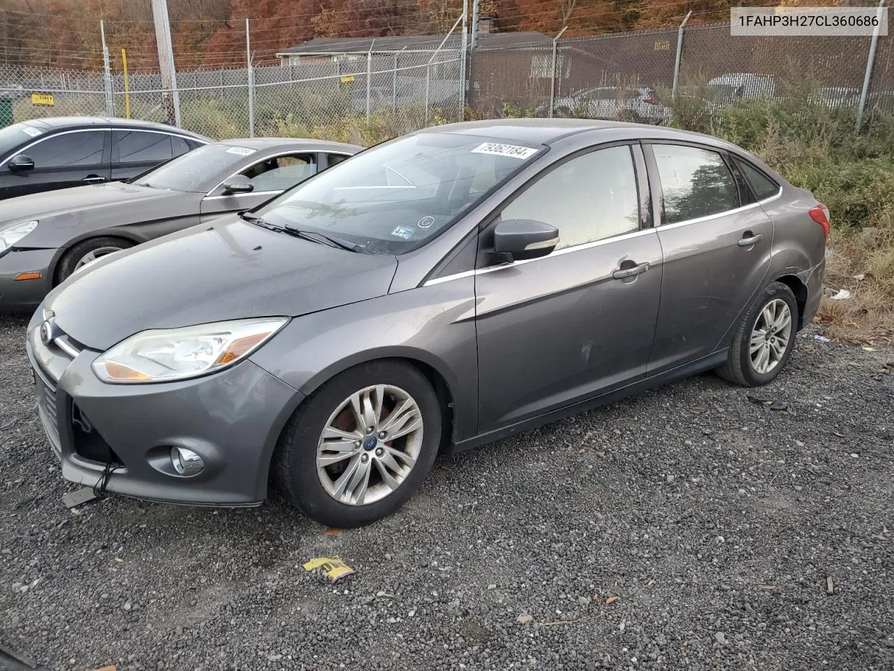 2012 Ford Focus Sel VIN: 1FAHP3H27CL360686 Lot: 79362184