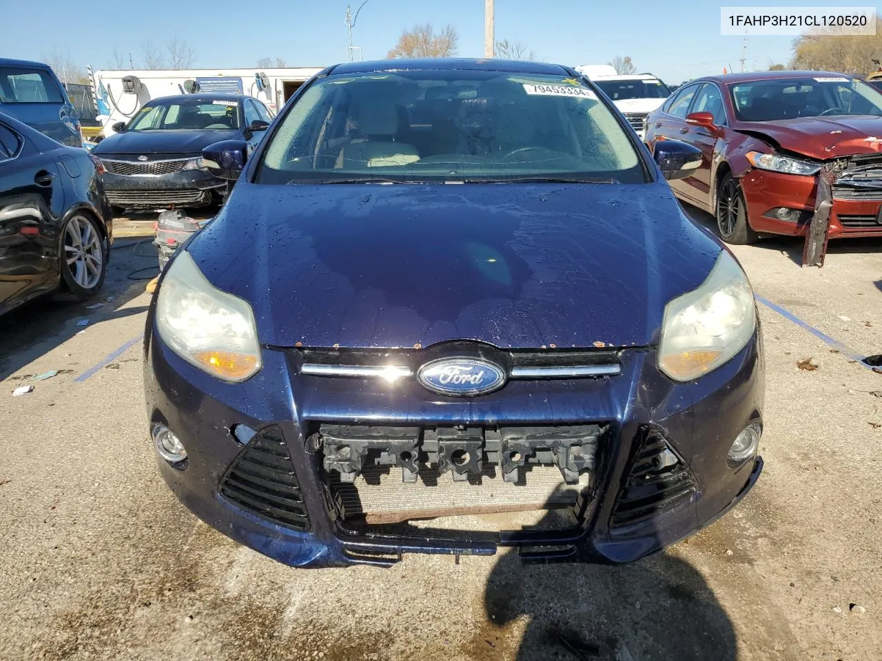 2012 Ford Focus Sel VIN: 1FAHP3H21CL120520 Lot: 79453334