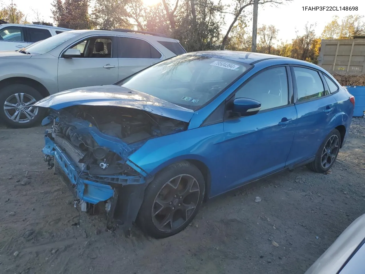 2012 Ford Focus Se VIN: 1FAHP3F22CL148698 Lot: 79504394