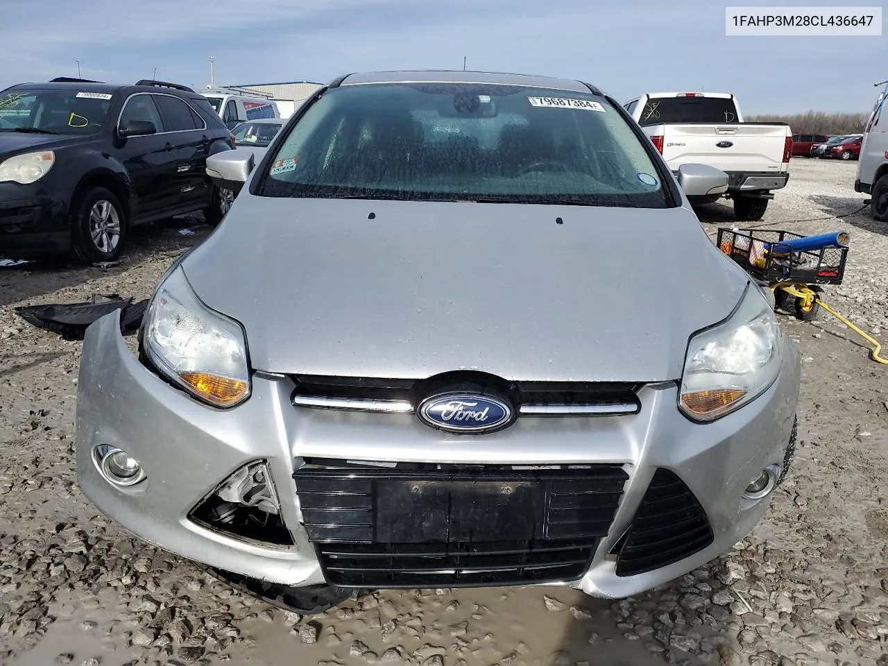 2012 Ford Focus Sel VIN: 1FAHP3M28CL436647 Lot: 79687384